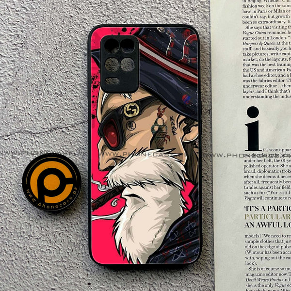 Realme Narzo 30 5G - Master Roshi -  Premium Printed Metal soft Bumper shock Proof Case