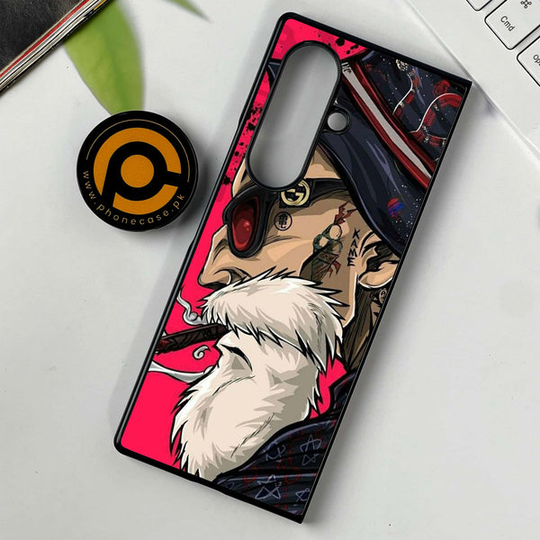 Samsung Galaxy Z Fold 7 - Master Roshi -  Premium Metal Printed soft Bumper shock Proof Case