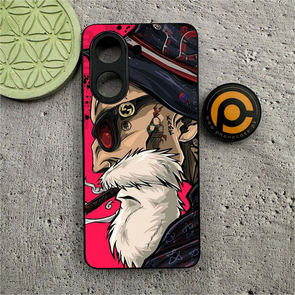 Xiaomi Poco X7 Pro 5G - Master Roshi -  Premium Printed Metal soft Bumper shock Proof Case