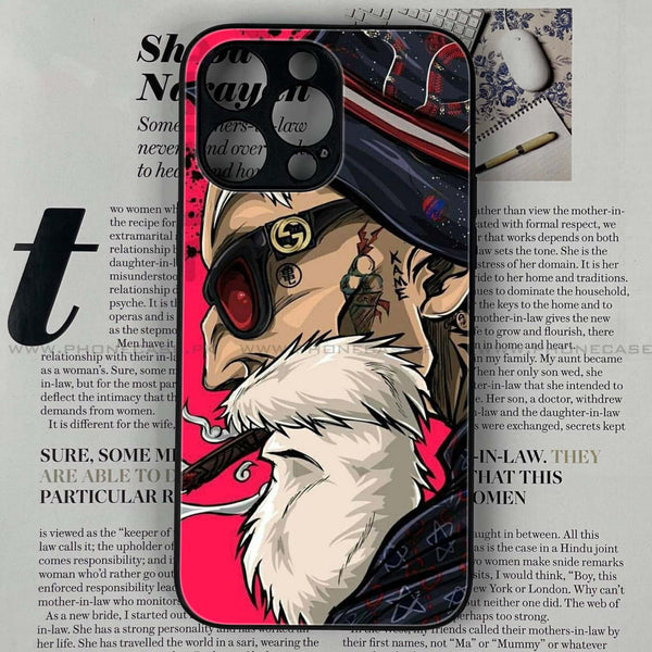 iPhone 13 Pro - Master Roshi - Premium Printed Glass soft Bumper shock Proof Case