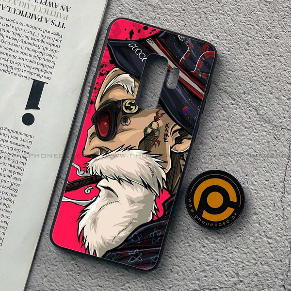 Samsung Galaxy S9 Plus - Master Roshi - Premium Printed Glass soft Bumper Shock Proof Case CS-47430