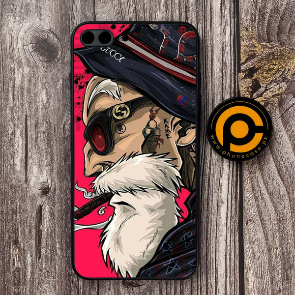 iPhone 7 Plus / 8 Plus - Master Roshi  Premium Printed Glass soft Bumper shock Proof Case CS-35338 CS-35611
