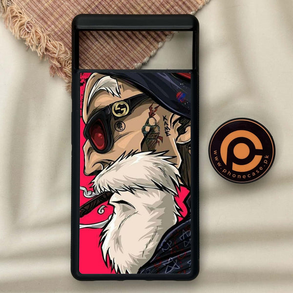 Google Pixel 6 - Master Roshi - Premium Metal Printed soft Bumper Shock Proof Case  CS-36179