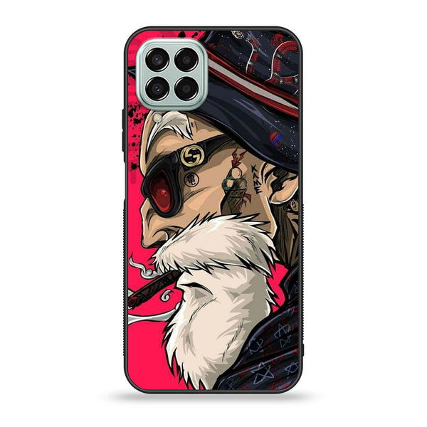 Samsung Galaxy M33 - Master Roshi - Premium Printed Glass soft Bumper Shock Proof Case