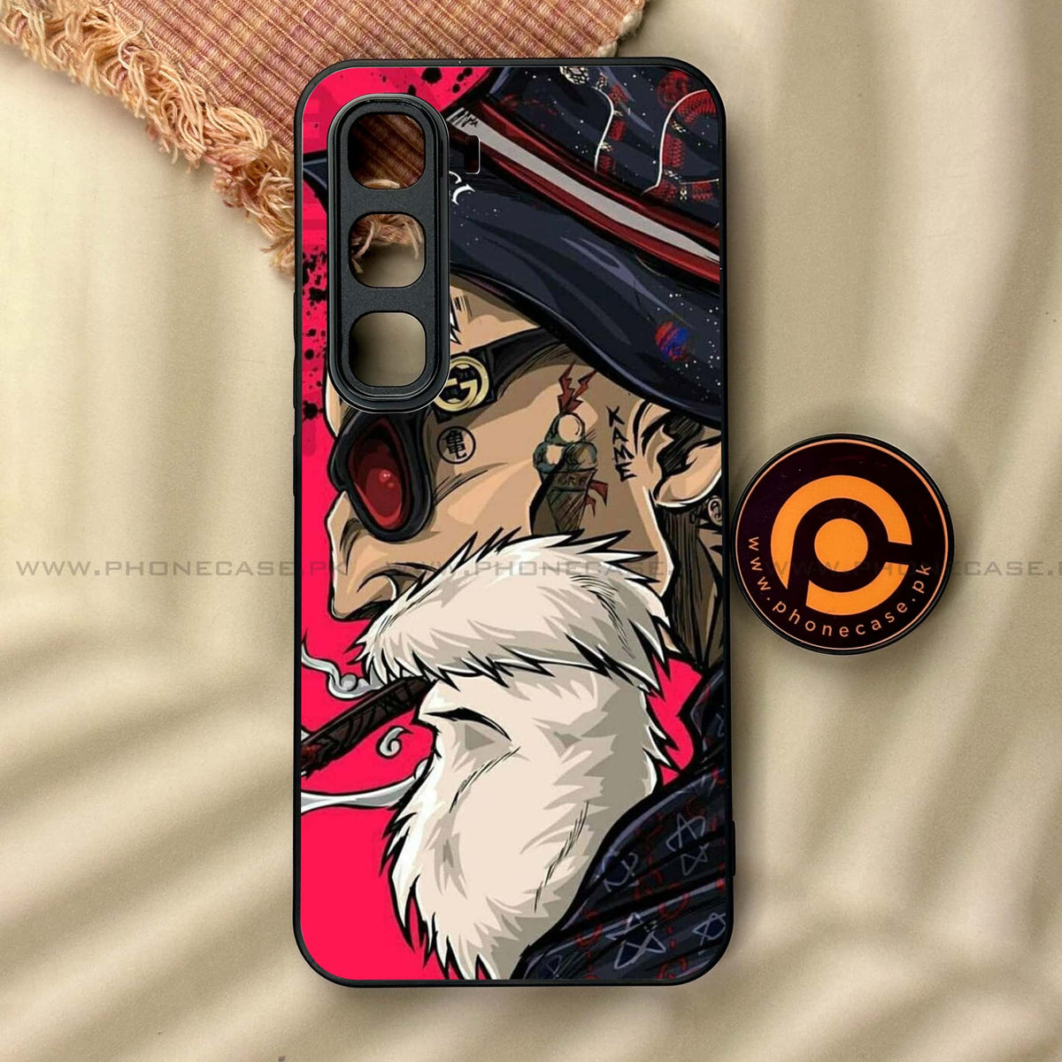 Infinix Hot 60 Pro - Master Roshi - Premium Metal Printed soft Bumper ...