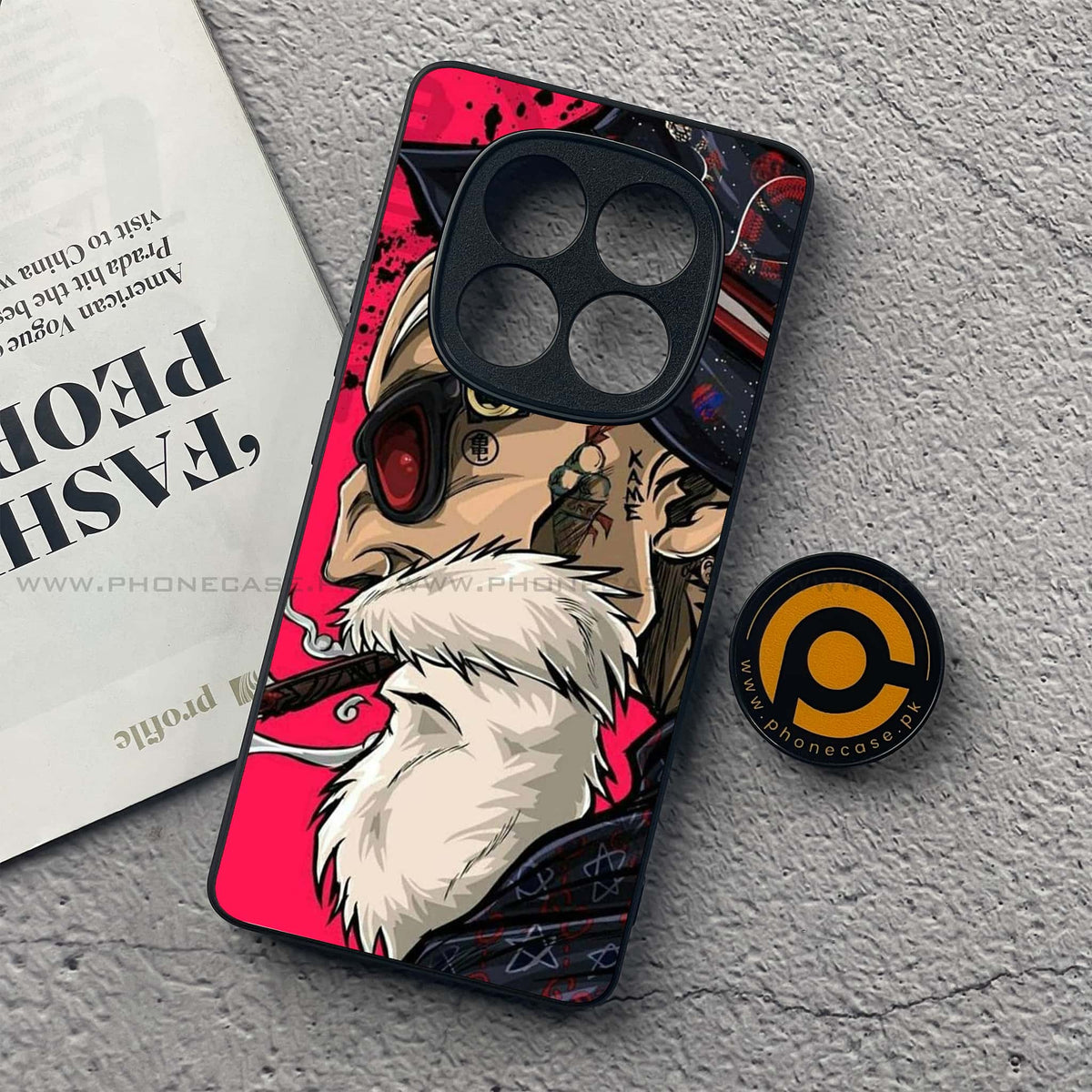Redmi Note 14 Pro Plus 5G - Master Roshi - Premium Printed Glass soft ...