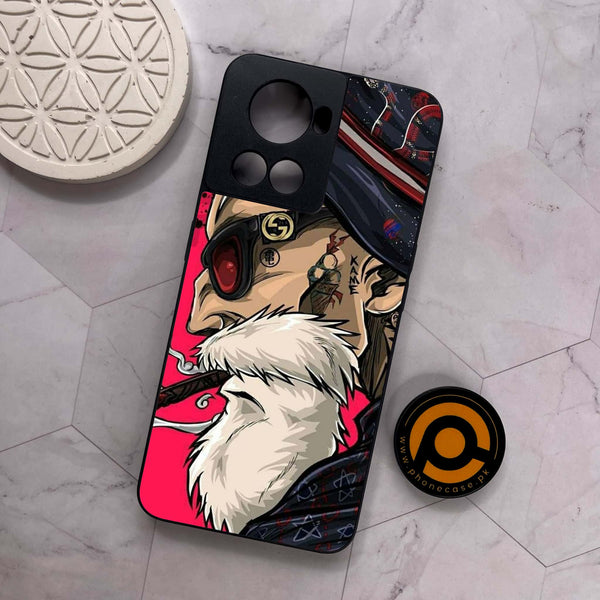 OnePlus 10R -  Master Roshi - Premium Metal Printed soft Bumper shock Proof Case