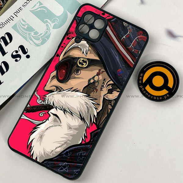 Samsung Galaxy A22 - Master Roshi - Premium Printed Glass soft Bumper shock Proof Case CS-26415