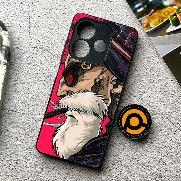 Oppo A5 Pro  - Master Roshi - Premium Printed Metal soft Bumper shock Proof Case