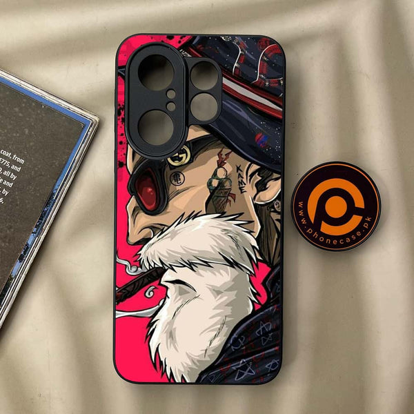 Vivo X200 FE - Master Roshi - Premium Metal Printed soft Bumper Shock Proof Case