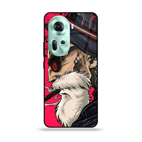 Oppo Reno 11 5G - Master Roshi -  Premium Printed Metal soft Bumper shock Proof Case CS-13910