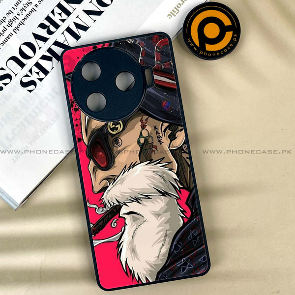 Tecno Camon 30 Pro 5G - Master Roshi -  Premium Printed Metal soft Bumper shock Proof Case