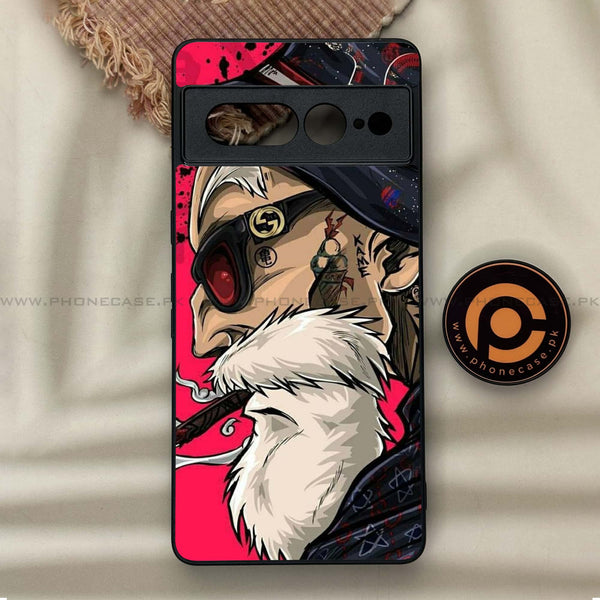 Google Pixel 7 Pro - Master Roshi - Premium Metal Printed soft Bumper Shock Proof Case