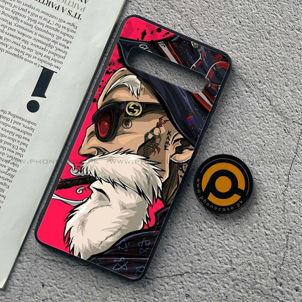 Samsung Galaxy S10 5G - Master Roshi - Premium Printed Glass soft Bumper Shock Proof Case