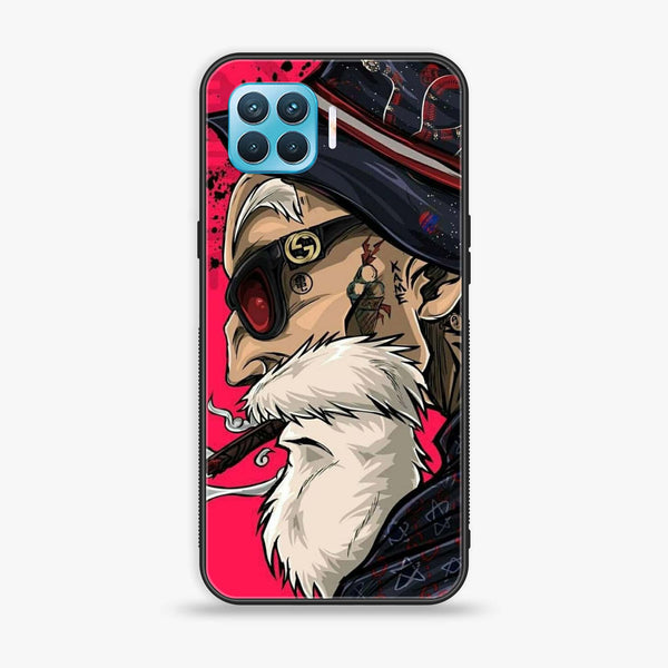 Oppo F17 - Master Roshi - Premium Metal Printed soft Bumper shock Proof Case  CS-30045