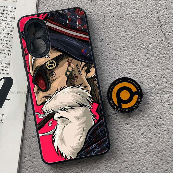 Oppo A18 4G - Master Roshi -  Premium Printed Metal soft Bumper shock Proof Case