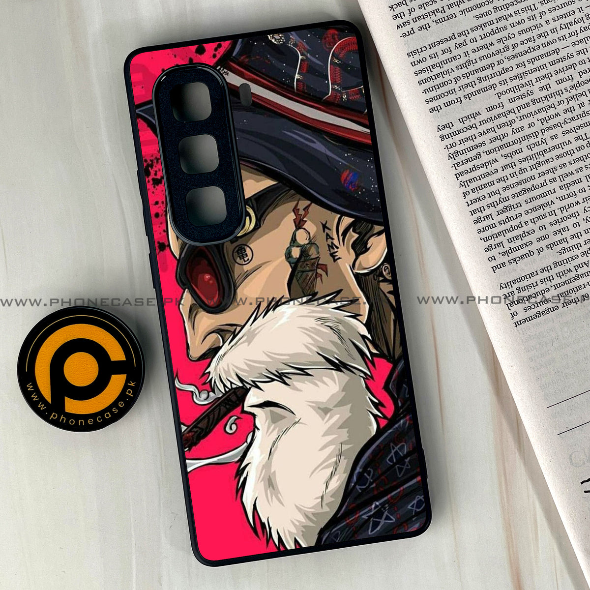 Infinix Hot 50 Pro Plus - Master Roshi - Premium Printed Glass soft Bu ...