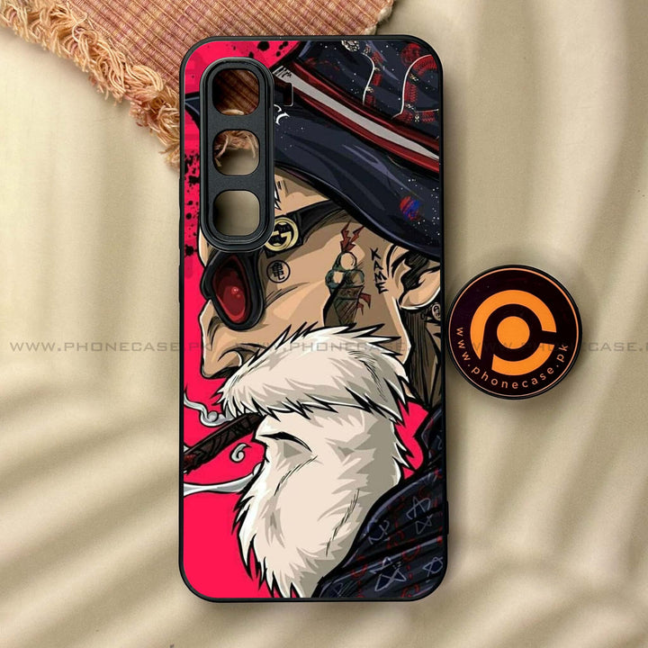 Infinix Hot 60 Pro Plus - Master Roshi - Premium Metal Printed soft Bumper shock Proof Case  CS-46934