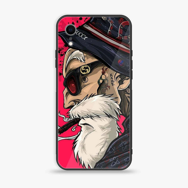 iPhone XR - Master Roshi - Premium Printed Glass soft Bumper Shock Proof Case