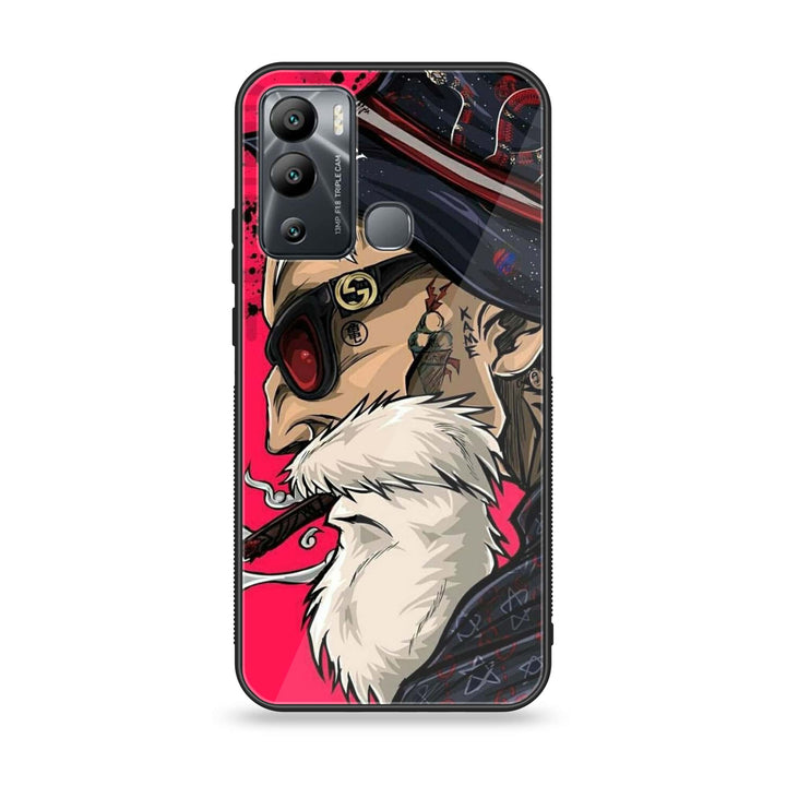 Infinix Hot 12i - Master Roshi - Premium Metal Printed soft Bumper Shock Proof Case