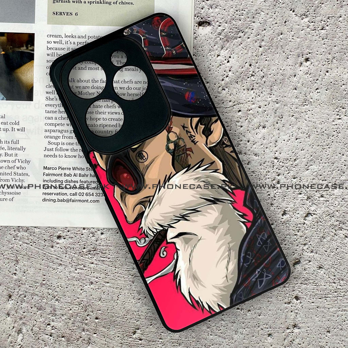 Infinix Hot 40 Pro - Master Roshi - Premium Metal Printed soft Bumper ...