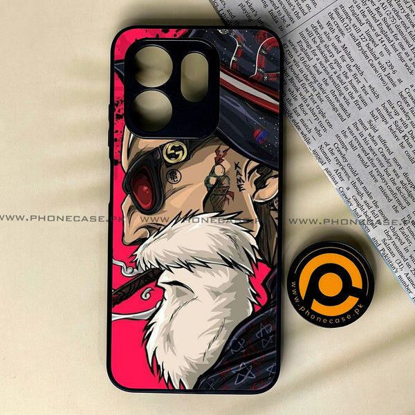 Infinix Smart 9 HD - Master Roshi - Premium Metal Printed soft Bumper shock Proof Case