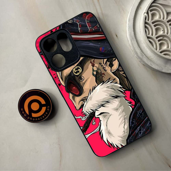 Oppo Reno 14F - Master Roshi - Premium Metal Printed Soft Bumper Shockproof Case