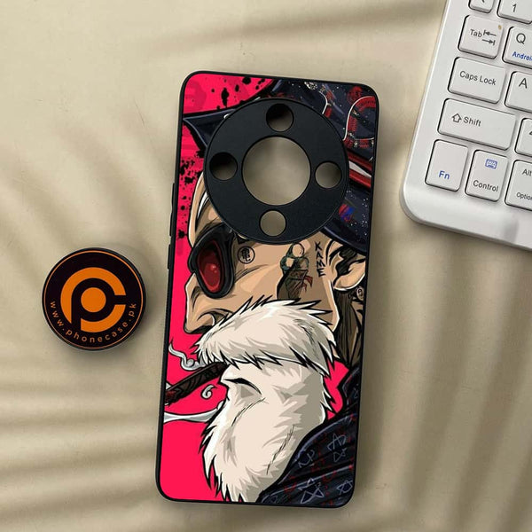 Honor x9b 5G - Master Roshi - Premium Metal Printed soft Bumper shock Proof Case