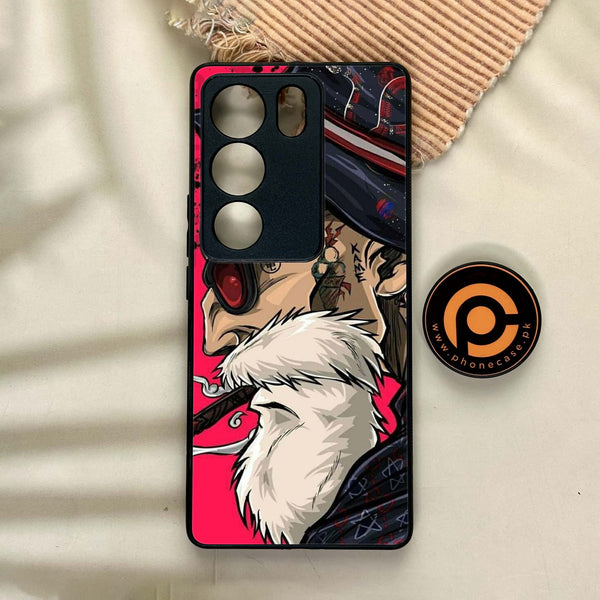 Vivo V29 - Master Roshi - Premium Printed Glass soft Bumper Shock Proof Case CS-8766