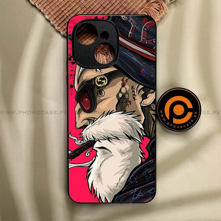 Tecno Spark 40C - Master Roshi - Premium Metal Printed soft Bumper shock Proof Case CS-44124
