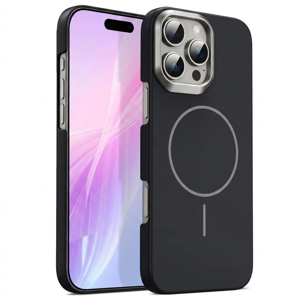 iPhone 15 Pro Max - Matte Finish Magnetic Ring MagSafe Case