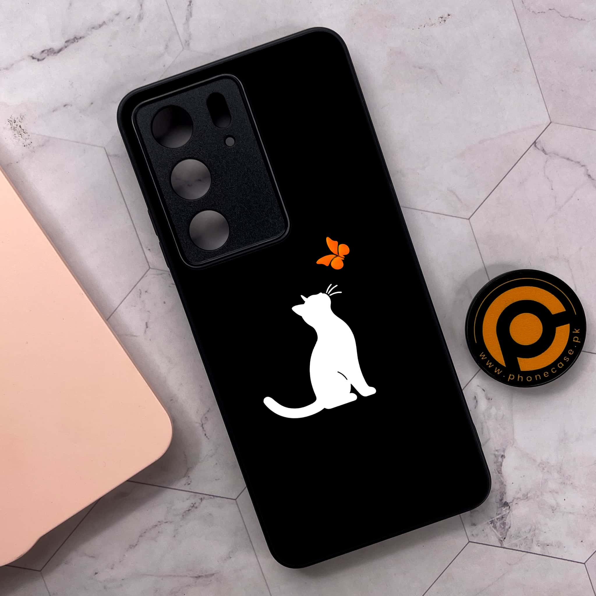 Realme C75x 4G - Minimalistic Design Series - Premium Metal Printed soft Bumper shock Proof Case