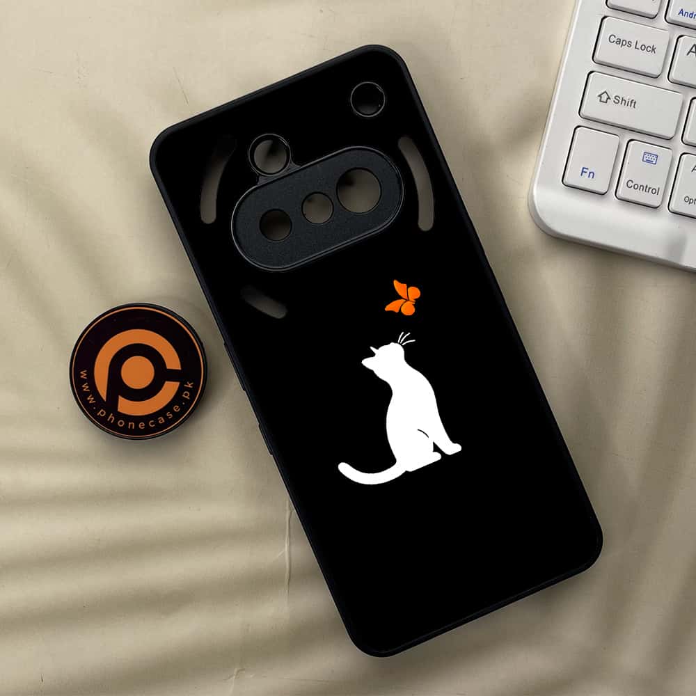 Nothing Phone 3a - Minimalistic Design Series - Premium Metal  Printed soft Bumper shock Proof Case