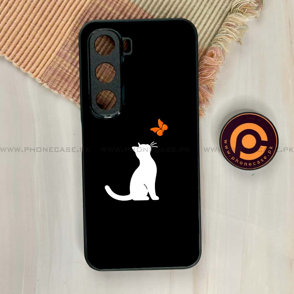 Infinix Hot 60i - Minimalistic Design Series - Premium Metal Printed soft Bumper shock Proof Case