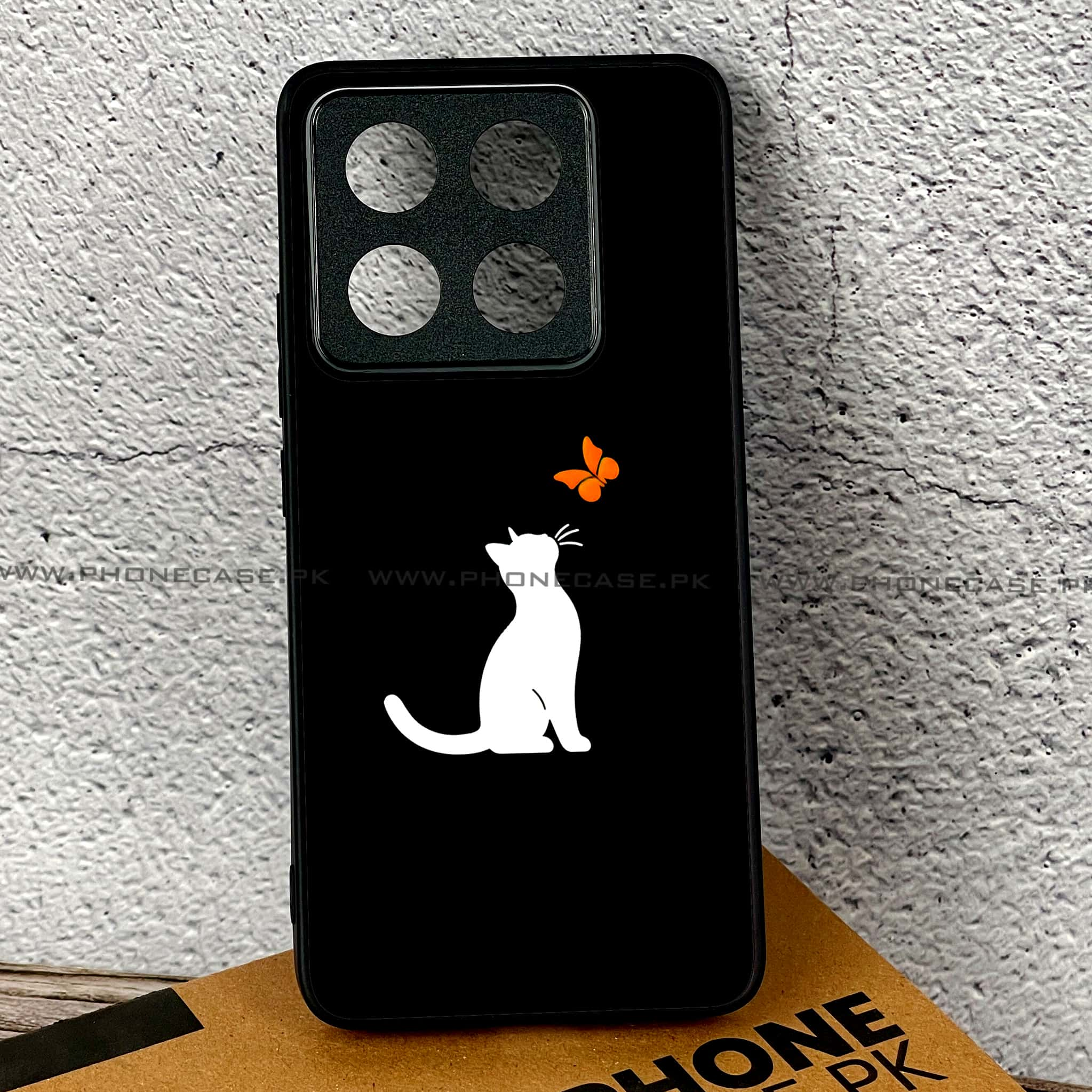 Xiaomi 14T - Minimalistic Design Series - Premium Printed Glass soft Bumper shock Proof Case