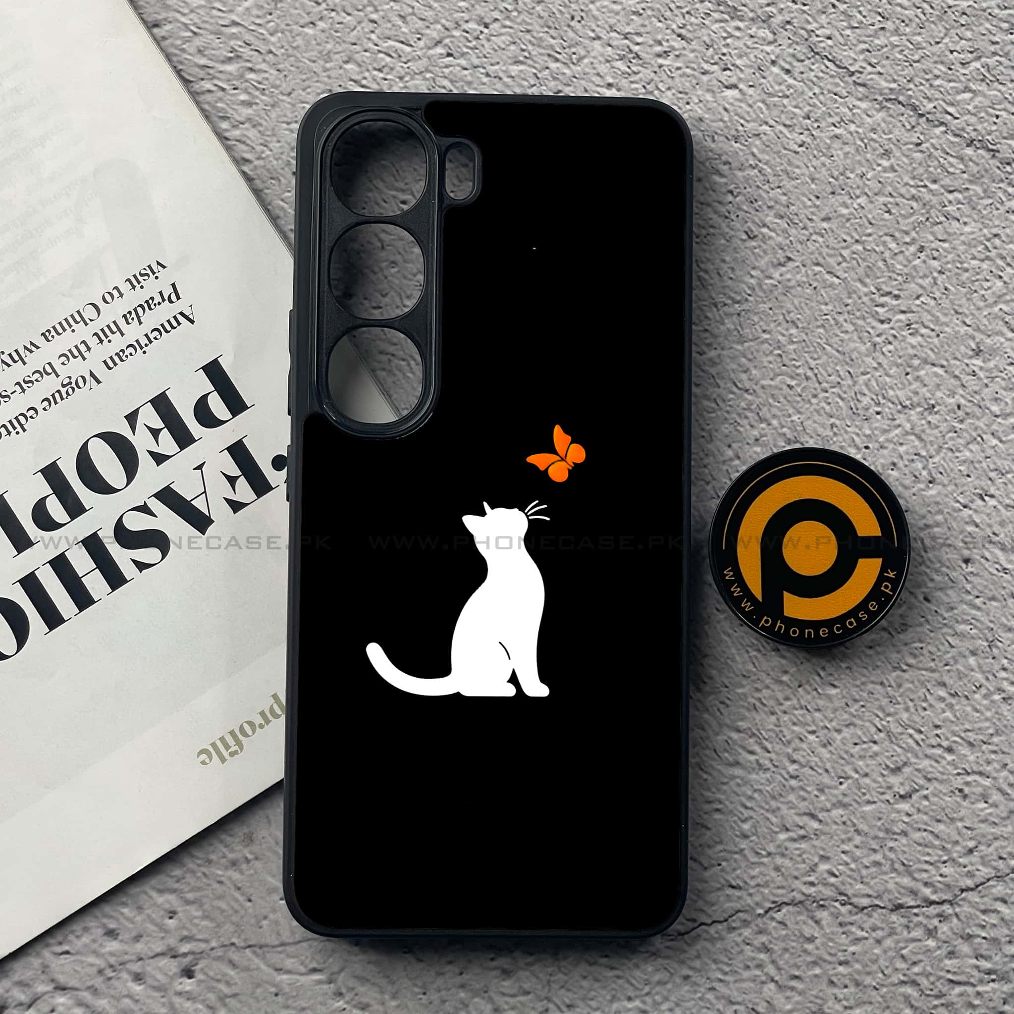 Vivo V40 Lite (IDN) - Minimalistic Design Series - Premium Metal Printed soft Bumper Shock Proof Case