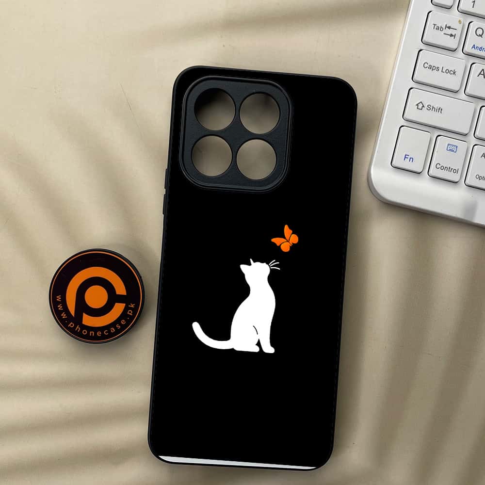 Honor X5b Plus - Minimalistic Design Series - Premium Metal  Printed soft Bumper shock Proof Case