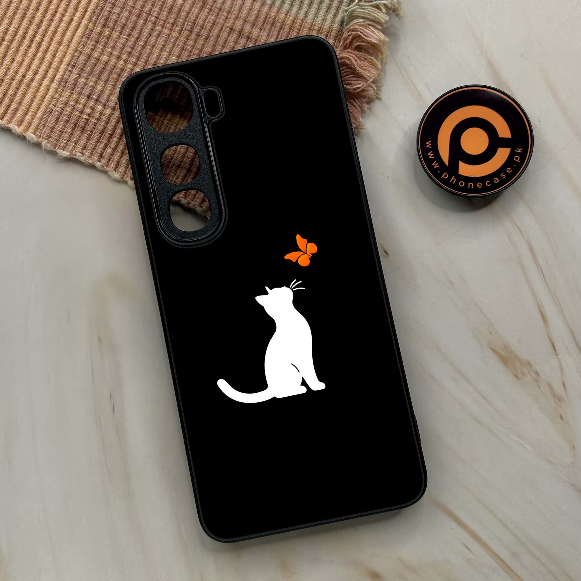 Vivo Y400 - Minimalistic Design Series - Premium Metal Printed soft Bumper shock Proof Case
