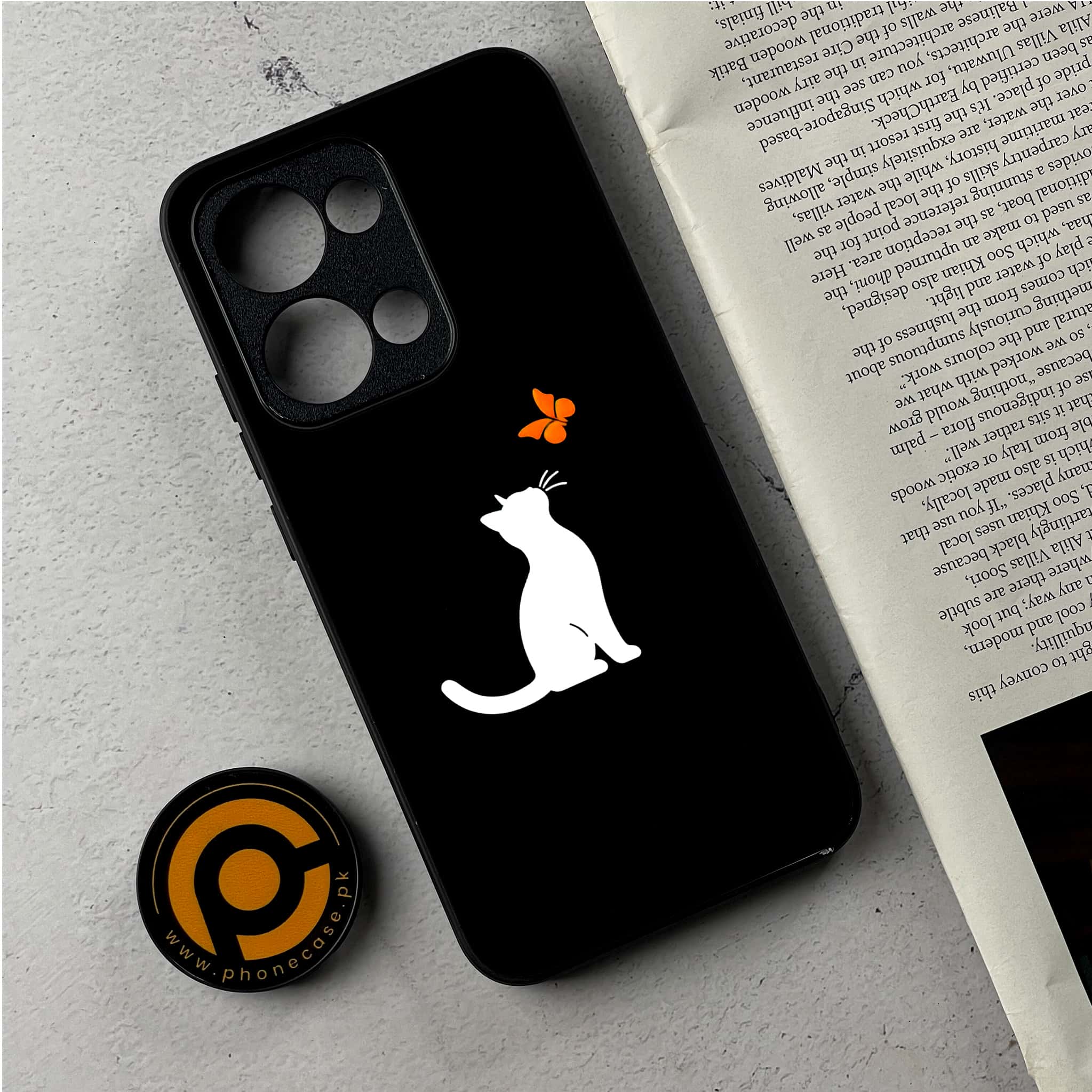 Oppo Reno 13 - Minimalistic Design Series - Premium Metal Printed Soft Bumper Shockproof Case