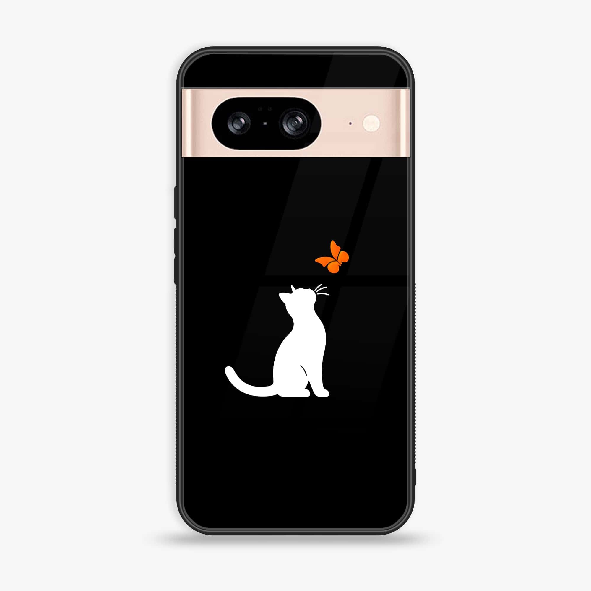 Google Pixel 8 - Minimalistic Design Series - Premium Metal Printed soft Bumper Shock Proof Case