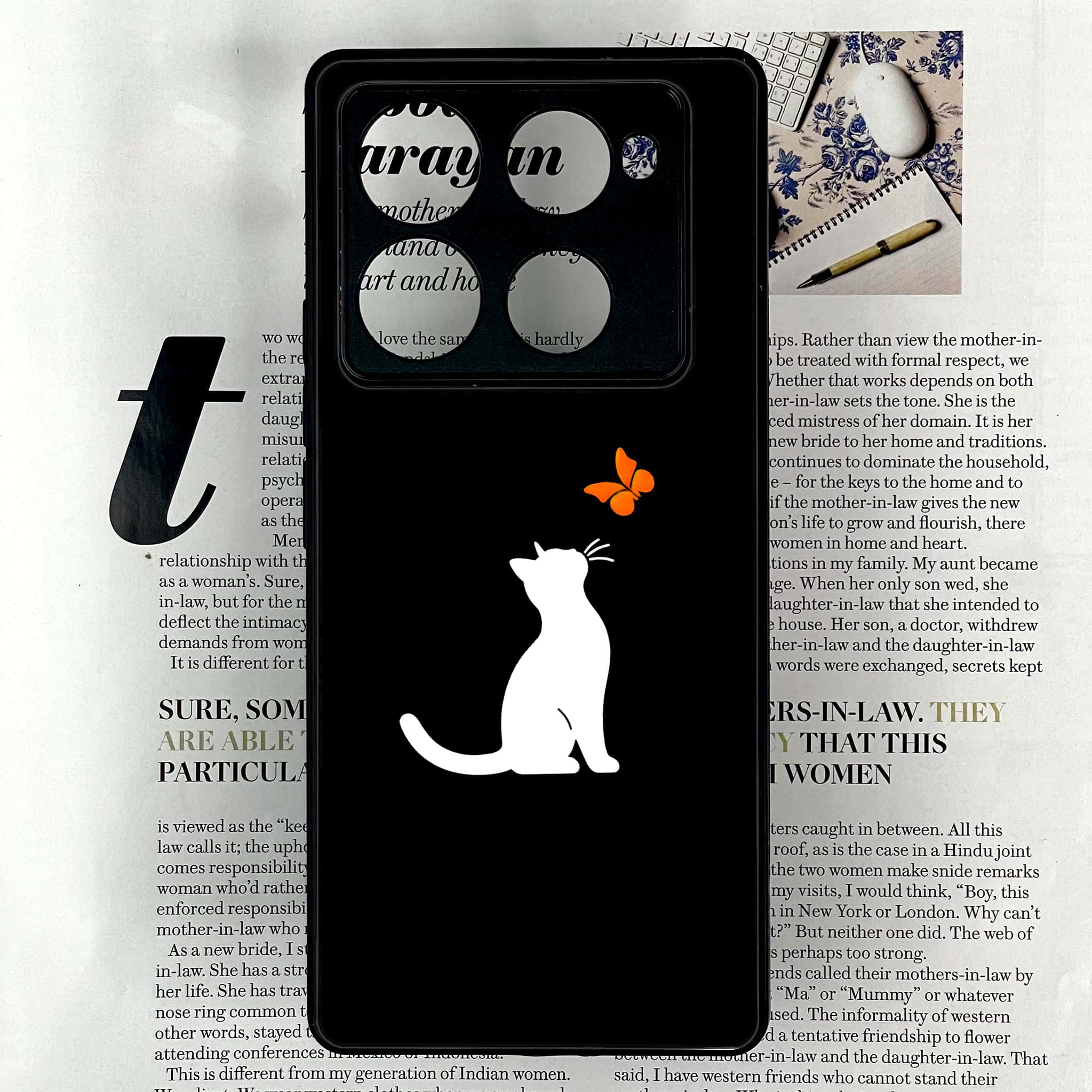 Infinix Note 40 Pro Plus - Minimalistic Design Series - Premium Metal Printed soft Bumper shock Proof Case