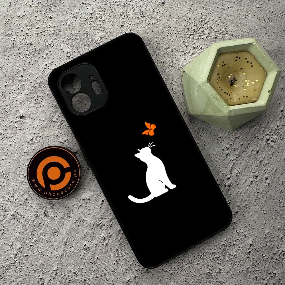 Nothing Phone 2 - Minimalistic Design Series - Premium Metal  Printed soft Bumper shock Proof Case