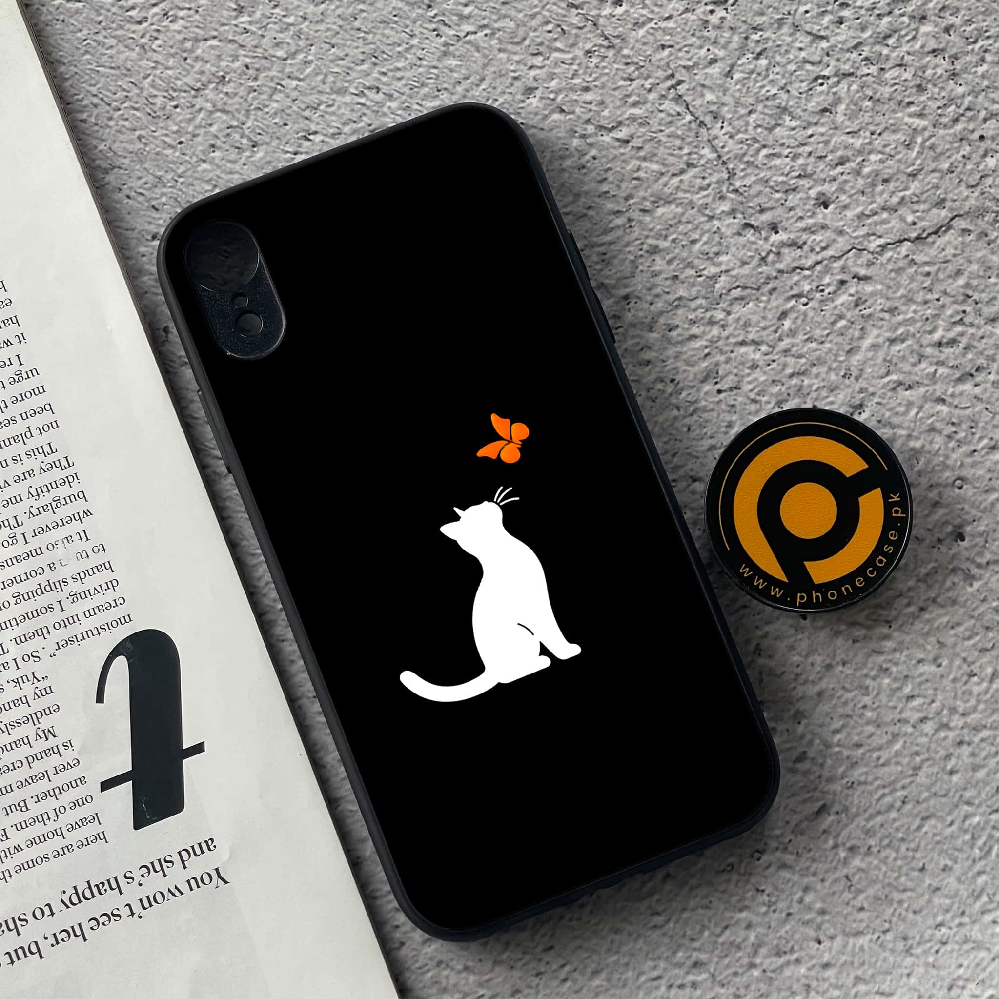 iPhone XR - Minimalistic Design Series - Premium Metal  Printed soft Bumper shock Proof Case