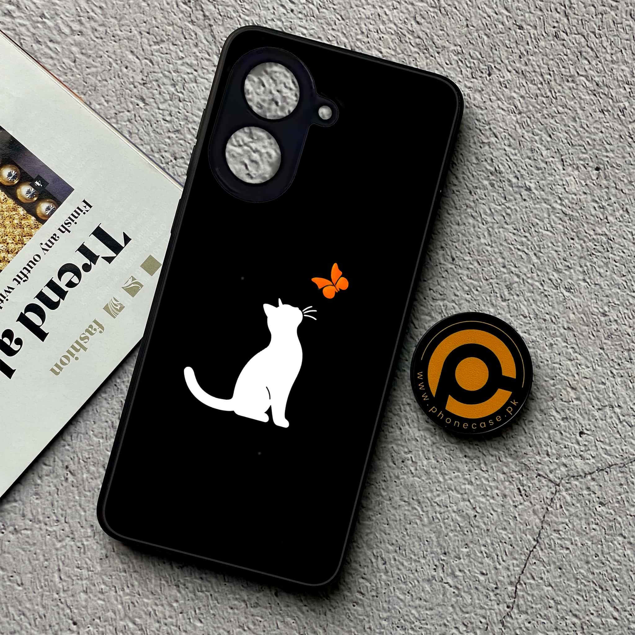 Xiaomi Redmi A5 - Minimalistic Design Series - Premium Metal Printed soft Bumper shock Proof Case