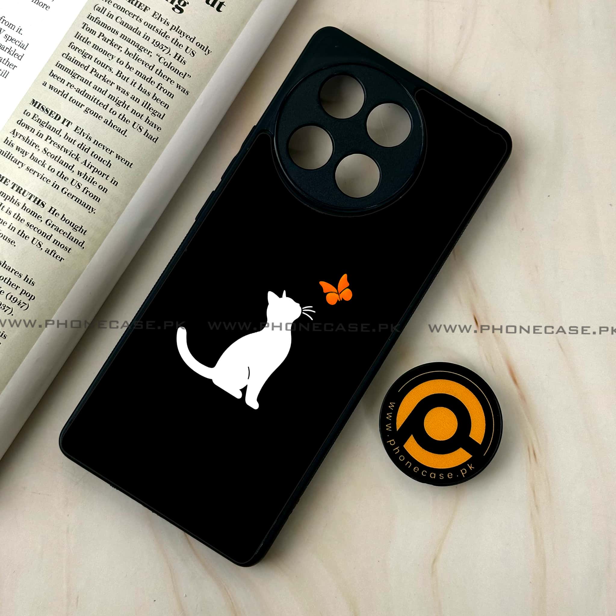 Tecno Camon 30s - Minimalistic Design - Premium Metal Printed soft Bumper shock Proof Case