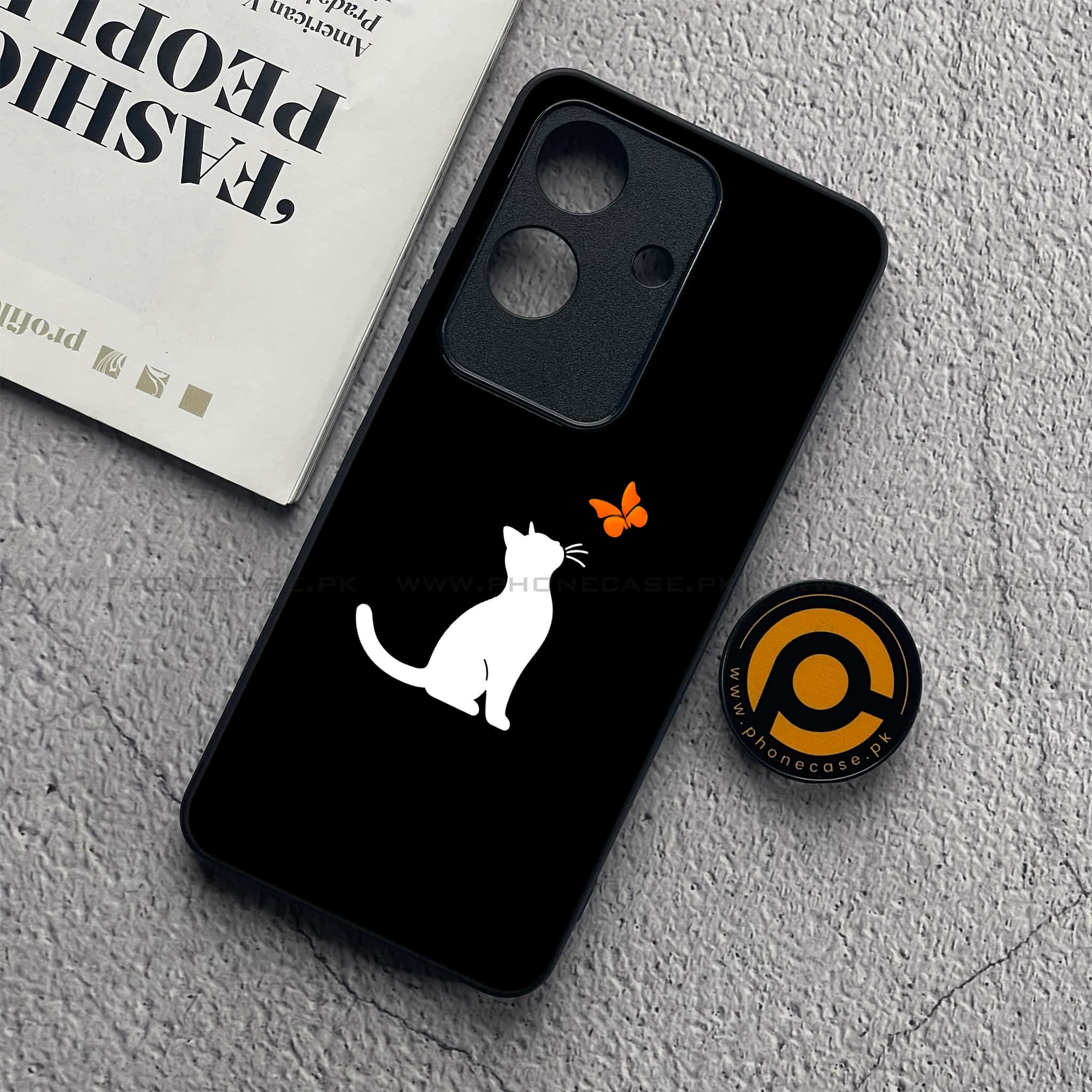 Realme Note 60x - Minimalistic Design Series - Premium Metal  Printed soft Bumper shock Proof Case