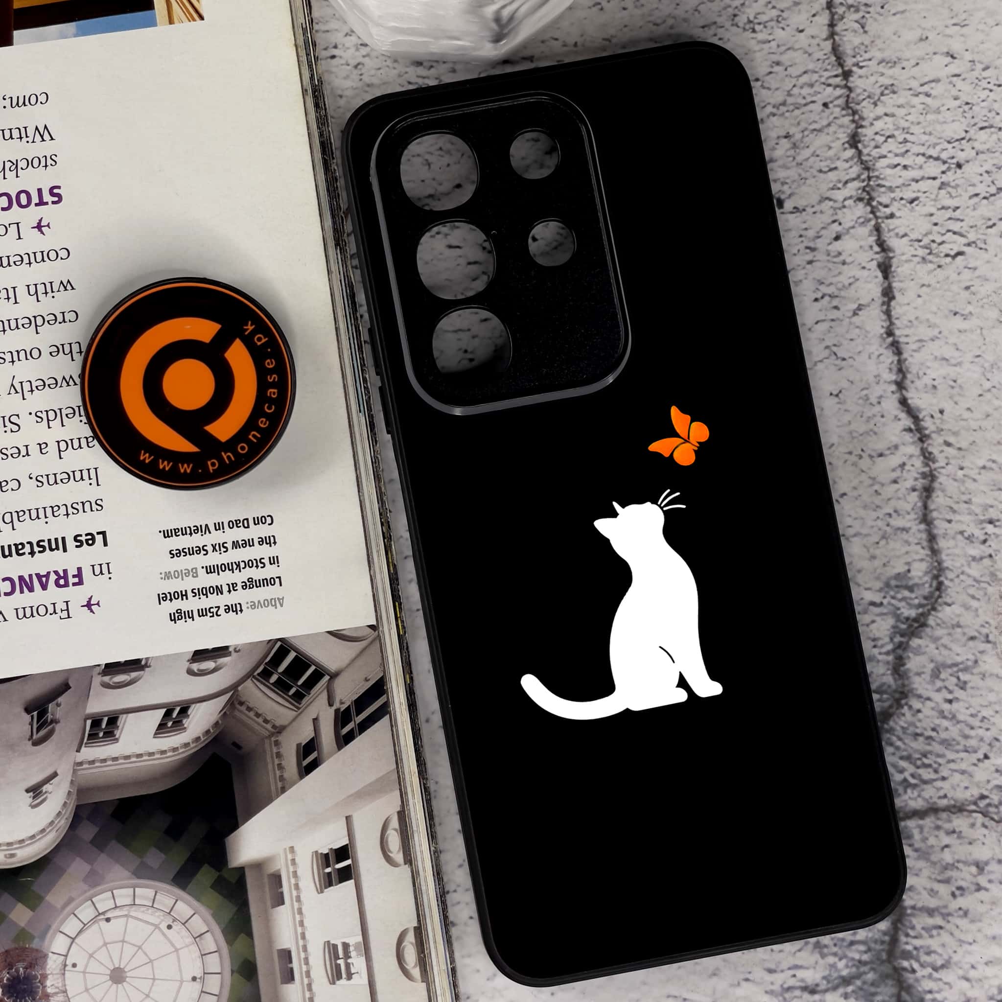 Vivo Y29 4G - Minimalistic Design Series - Premium Metal Printed soft Bumper Shock Proof Case