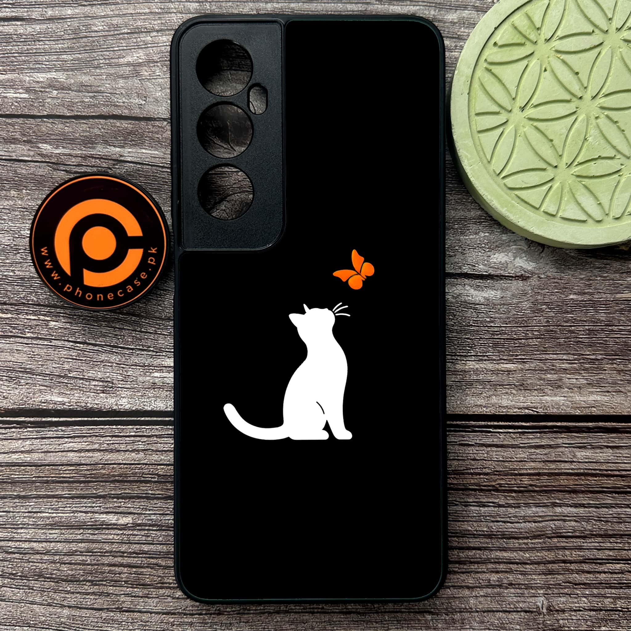 Realme C65  - Minimalistic Design Series - Premium Metal Printed soft Bumper shock Proof Case