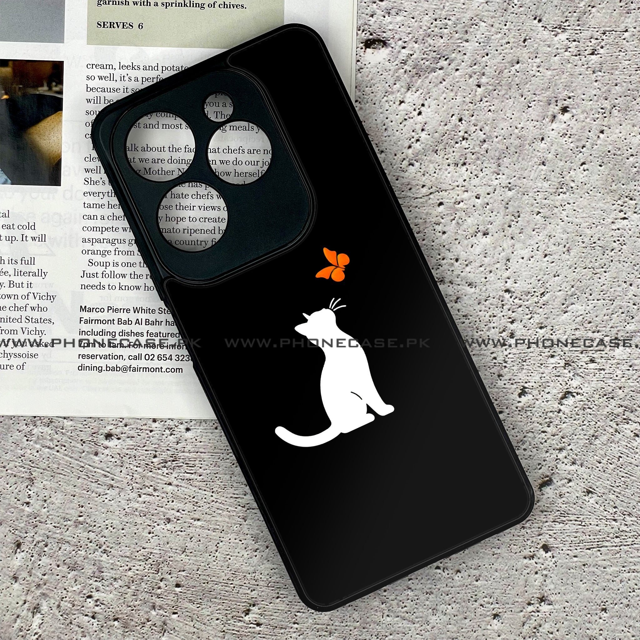 Tecno Spark 20 Pro - Minimalistic Design - Premium Printed Glass soft Bumper shock Proof Case