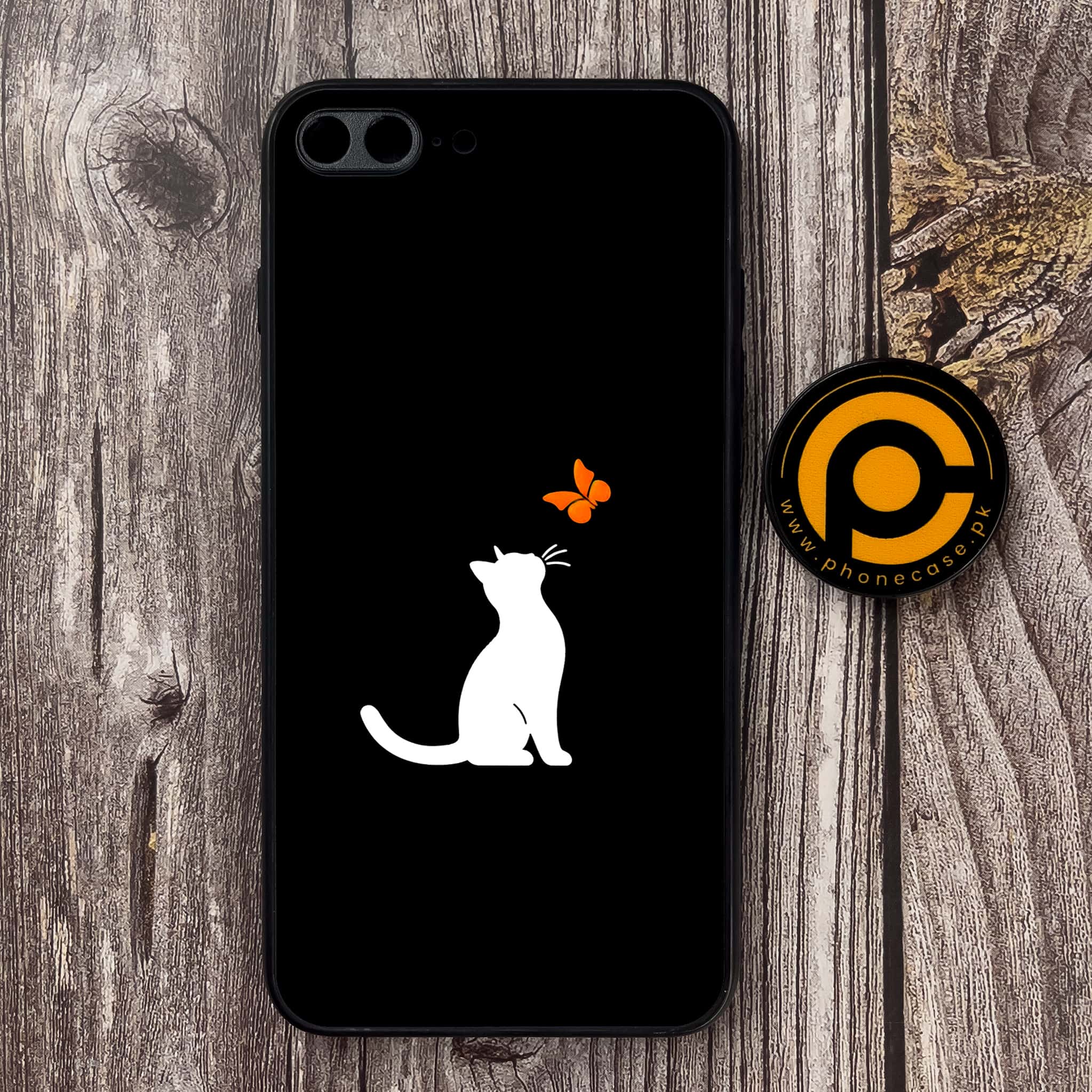 iPhone 7 Plus  - Minimalistic Design Series - Premium Metal Printed soft Bumper shock Proof Case